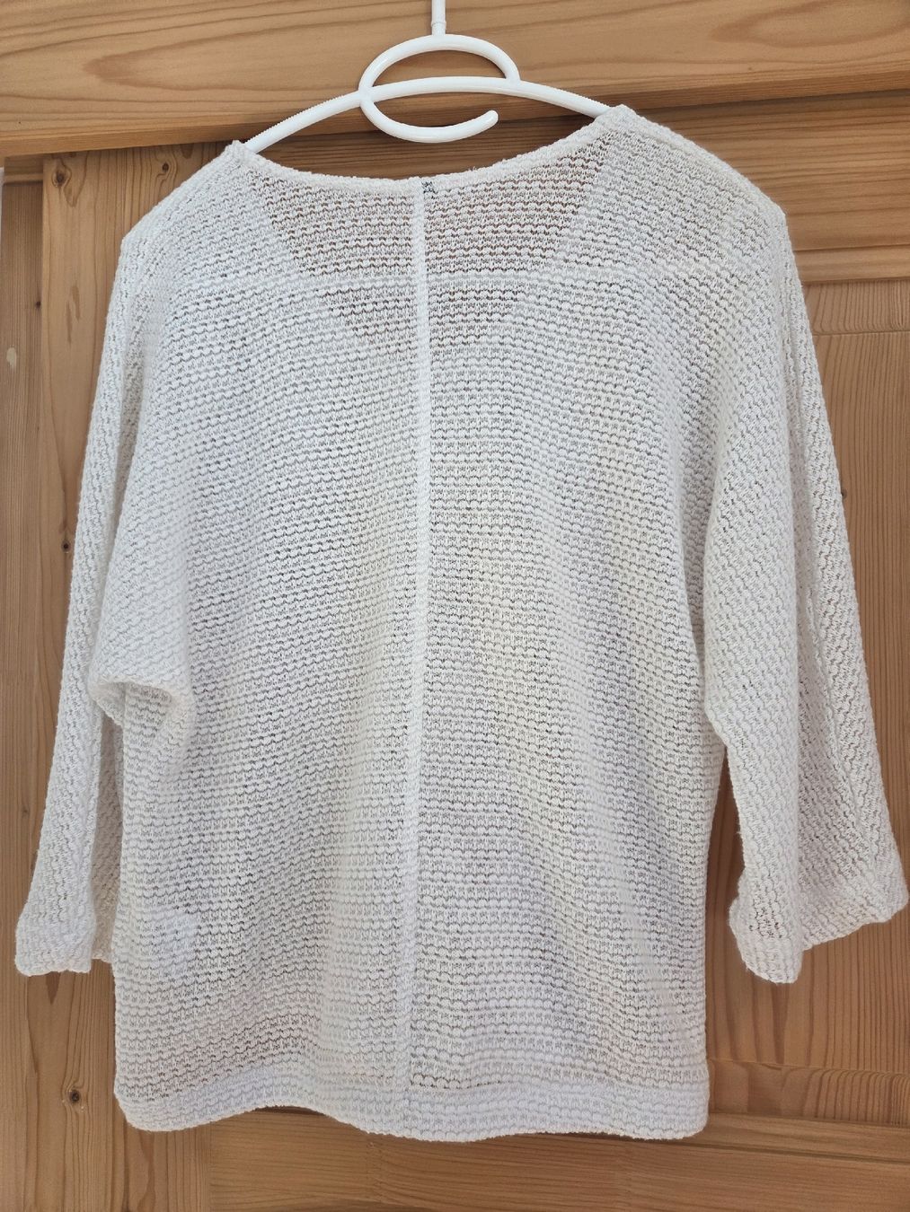 Tops: Pull Chicoree blanc taille S coton 15% polyester bon état – Gebraucht aus Praz-de-Fort von val_j9xs 1