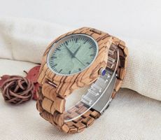 Quarz-Armband Uhr aus Holz im Vintage-Stil V353