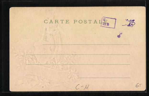 Cartoline postali: Präge-Lithographie Schweiz, Heil Dir He – Usato da Berlin venduto da bartko-reher 1