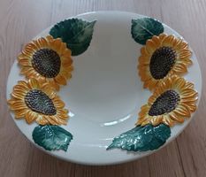 Schöne Sonnenblumen ( Früchte ? ) Teller