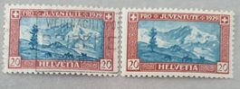 Pro Juventute 1929 mit Retouche