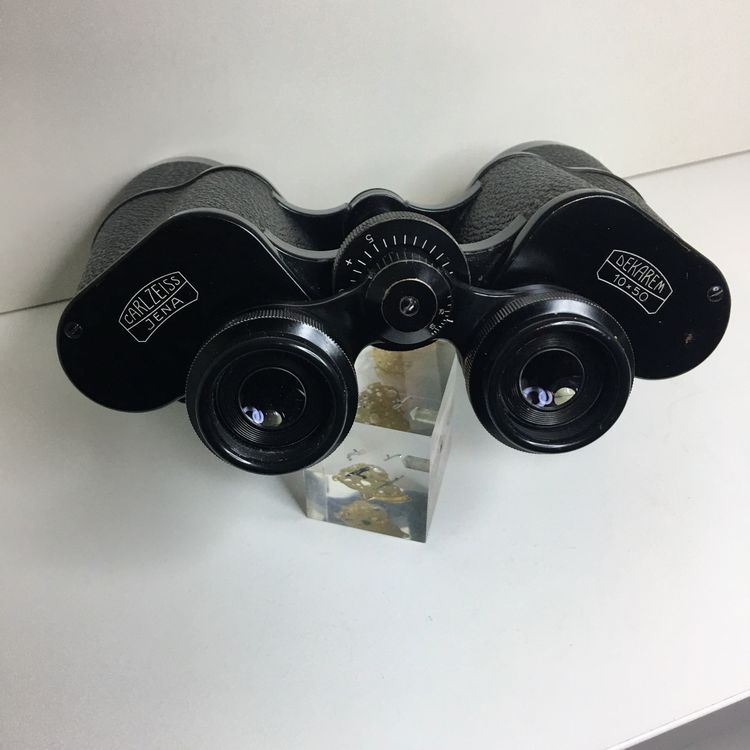 CARL ZEISS JENA Dekarem 10x50 Jumelles Prisme EUR 231,92 - FR