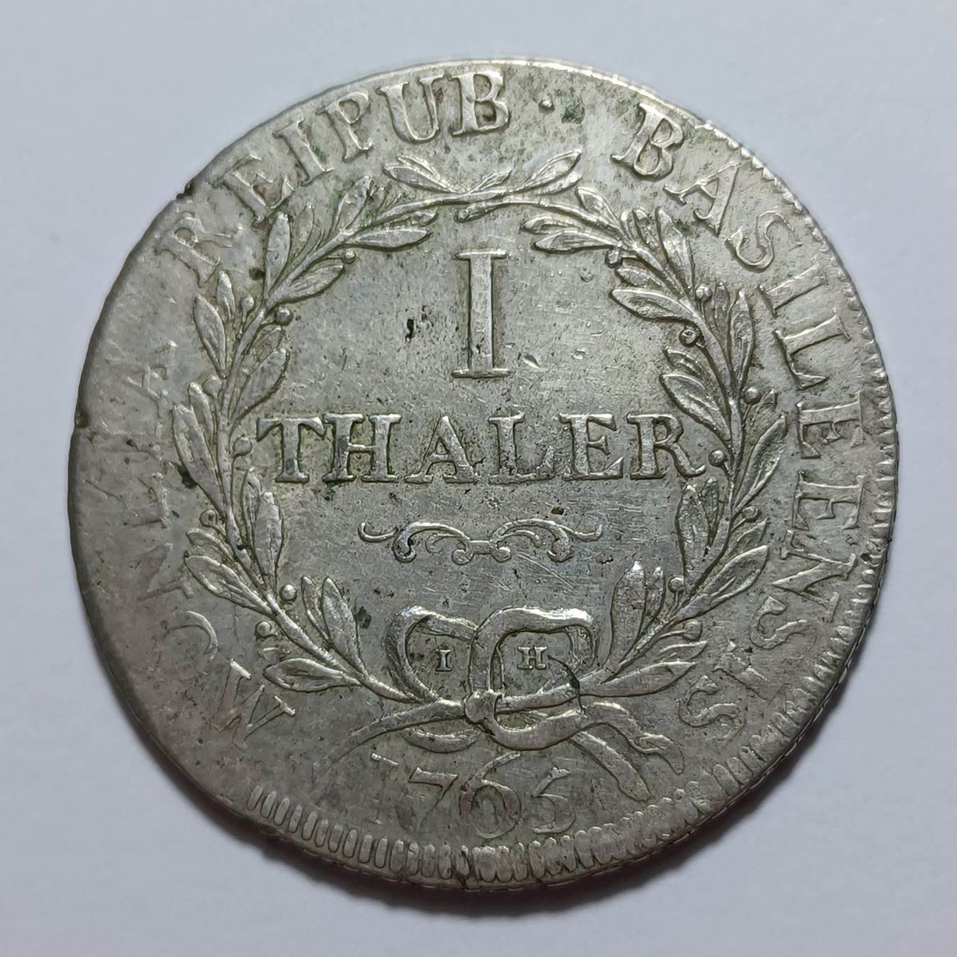 Alle Münzen: Taler 1765 Basel HMZ 2-99g ss – Gebraucht aus Pfäffikon ZH von Schweizer_Muenzen