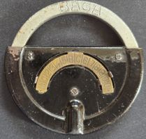 BAGA altes Schloss ancien cadenas Patented Germany