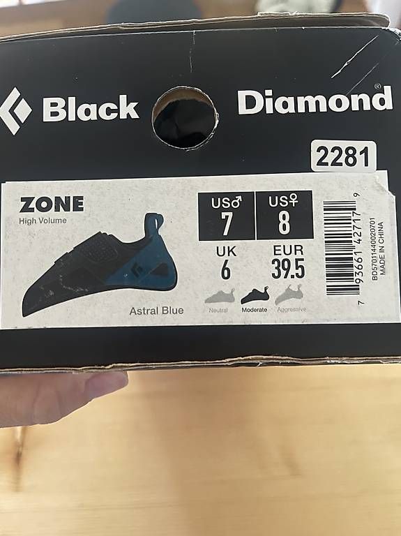Black Diamond Herrenschuhe: Chaussons d'escalade black Diamond 39.5 – Gebraucht aus Sugiez von Essenti3L 3