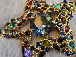 Vintage TOP signierte SWAROVSKI Strass Brosche