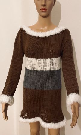 Long Pullover (mini Kleid) Flauschig weich Neu