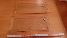 Ker W Ker O R) 2er Set Vintage Glasplatten 60er Berlin