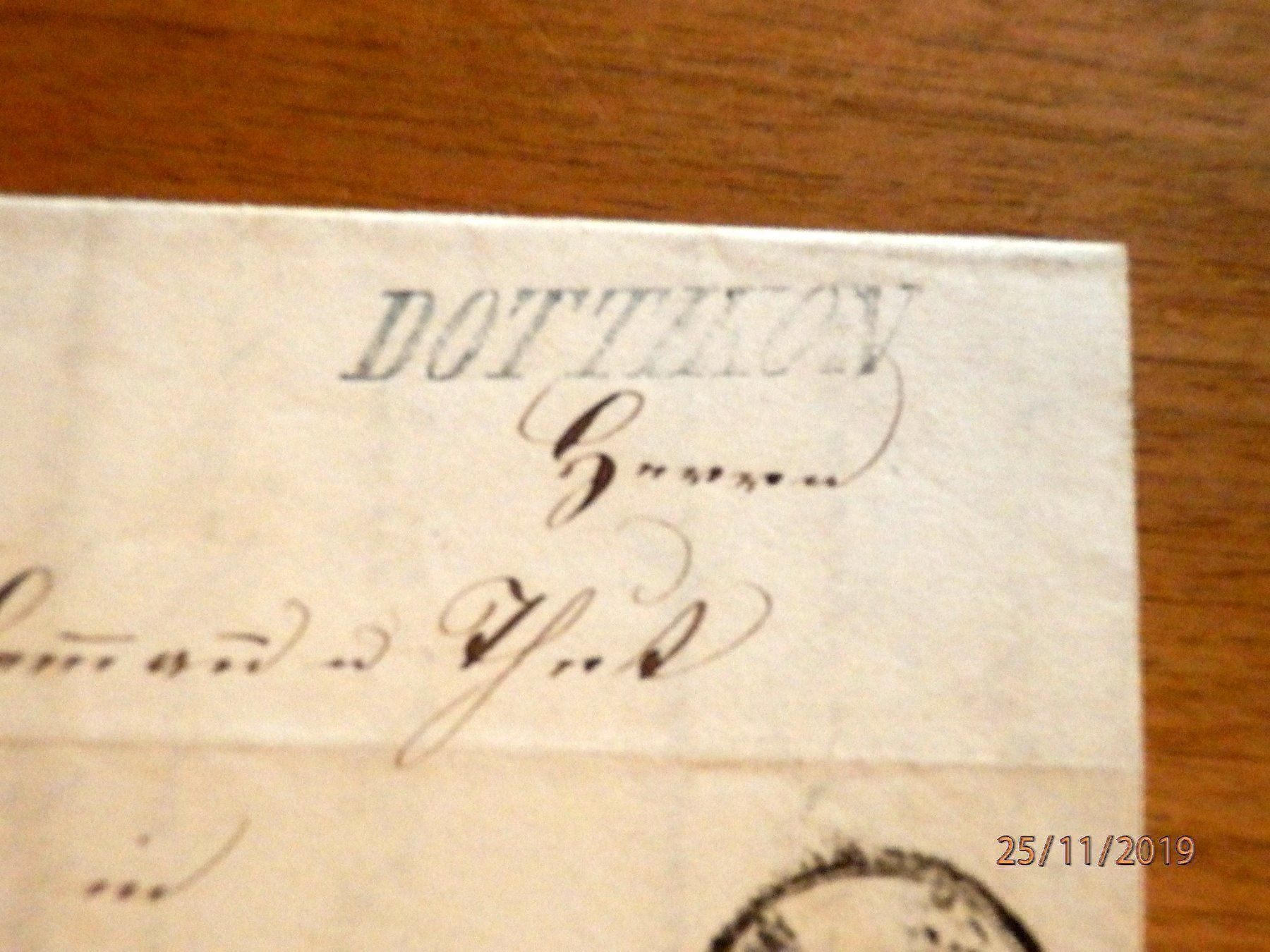 Tutti i francobolli: ZNr.22G, Brief m. Balkenstempel Dottikon – Usato da Ueberstorf venduto da dinbau 2