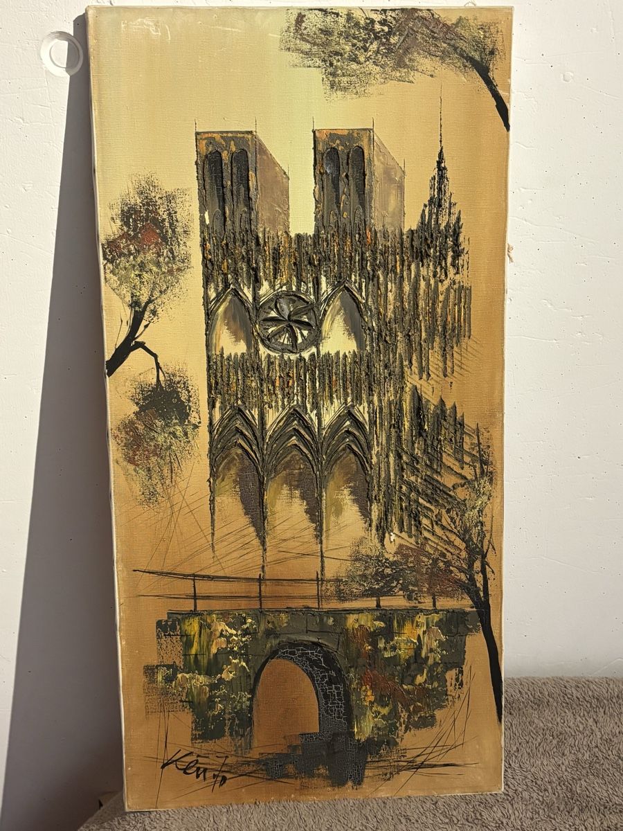 Dipinti: Peinture huile Paris 1970 – Nuovo (secondo la descrizione) da Rennaz venduto da Yann_8888