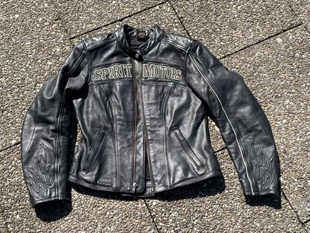 Leder Motorradjacke Damen Gr. XS