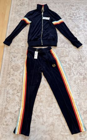 💙 Sergio Tacchini Damen Velours Trainingsanzug