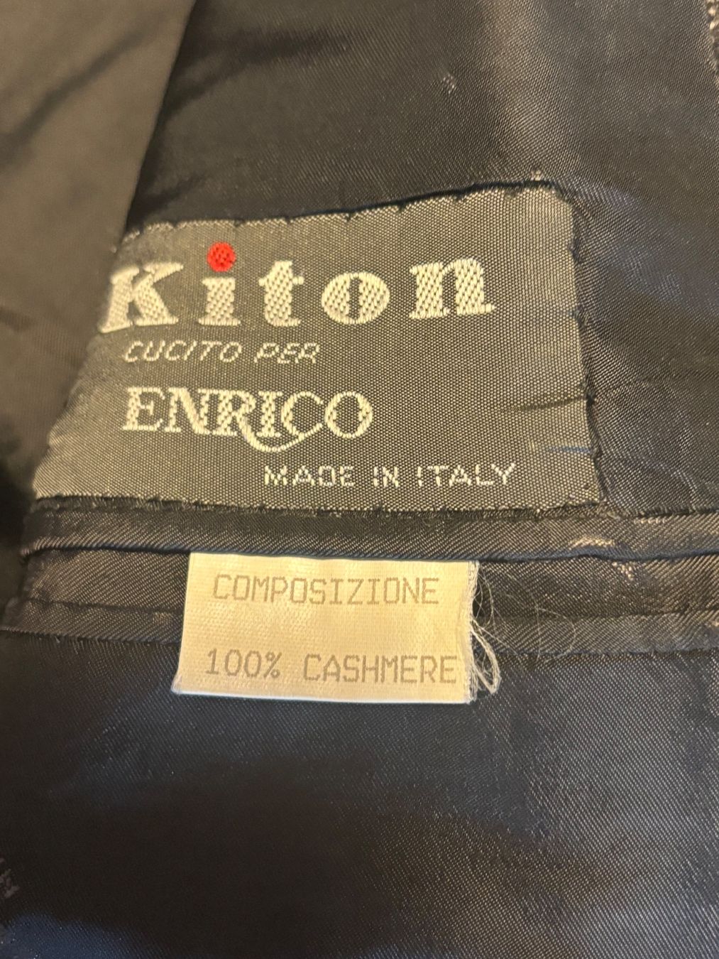 Kiton Giacche: Kiton Sakko 100% Cashmere – Usato da St. Margrethen SG venduto da dijanaO 5