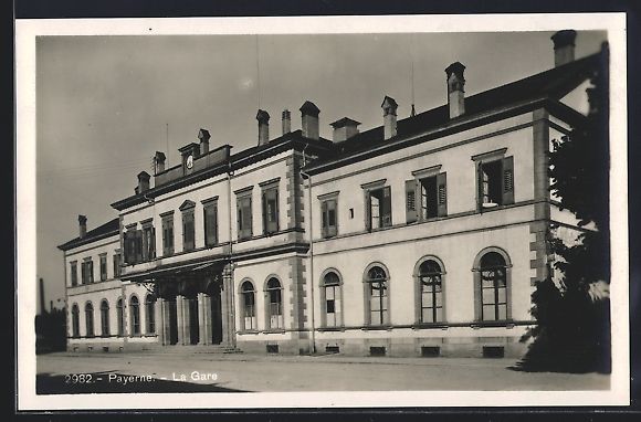 Cartoline postali: AK Payerne, La Gare – Usato da Berlin venduto da bartko-reher