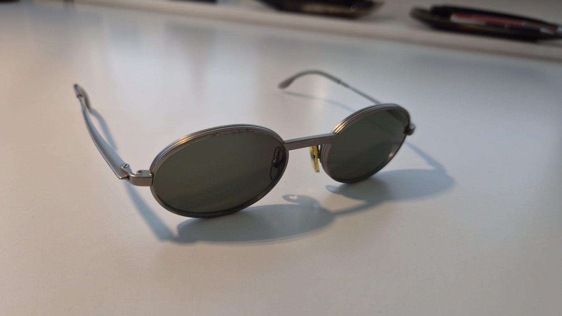 Brillen & Gläser: Sonnenbrille Jil Sander titanfarben – Gebraucht aus Schaffhausen von Fashion1144