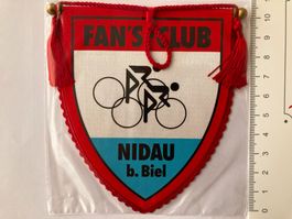 Vintage Fanion/Wimpel   FAN'S  CLUB  NIDAU  b.Biel