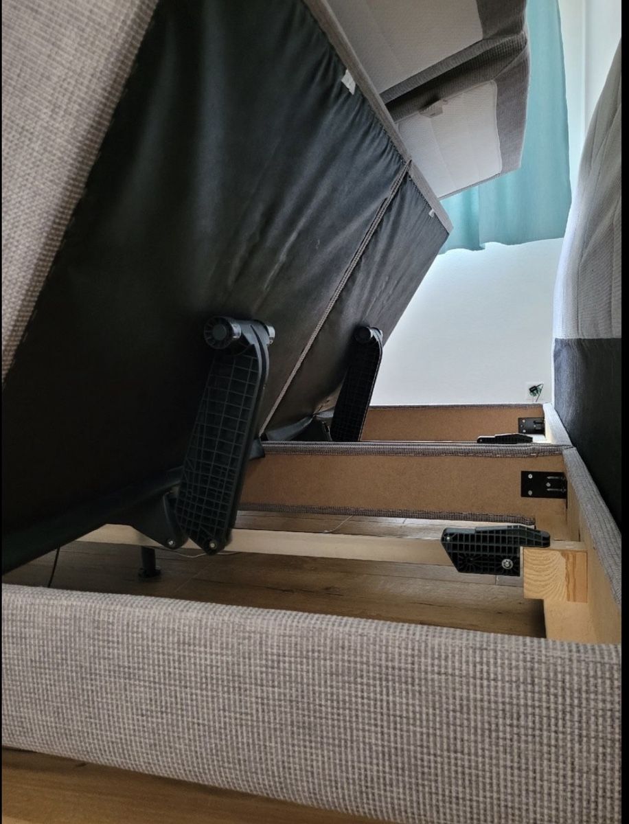 Letti: Boxspringbett elektrisch verstellbar 2x90x215cm grau – Usato da Cham venduto da Alexandar1986 5