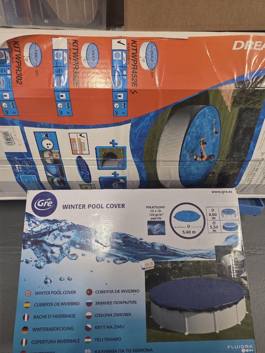 Piscine: Neuer 4.5m Pool komplett Set + Winterabdeckung – Nuovo e nell'imballaggio originale da Hölstein venduto da tar_72c2 1