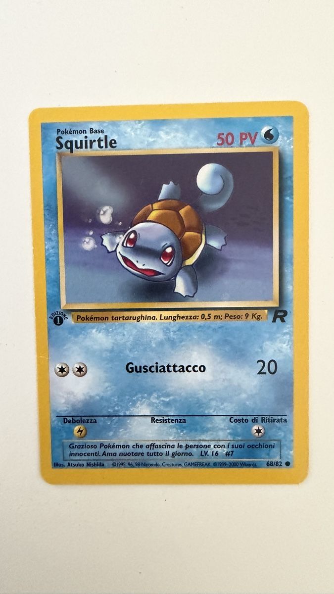 Pokémon Sammelbilder & Trading cards: Pokemon squirte 1 edition  – Gebraucht aus Caslano von tuning21