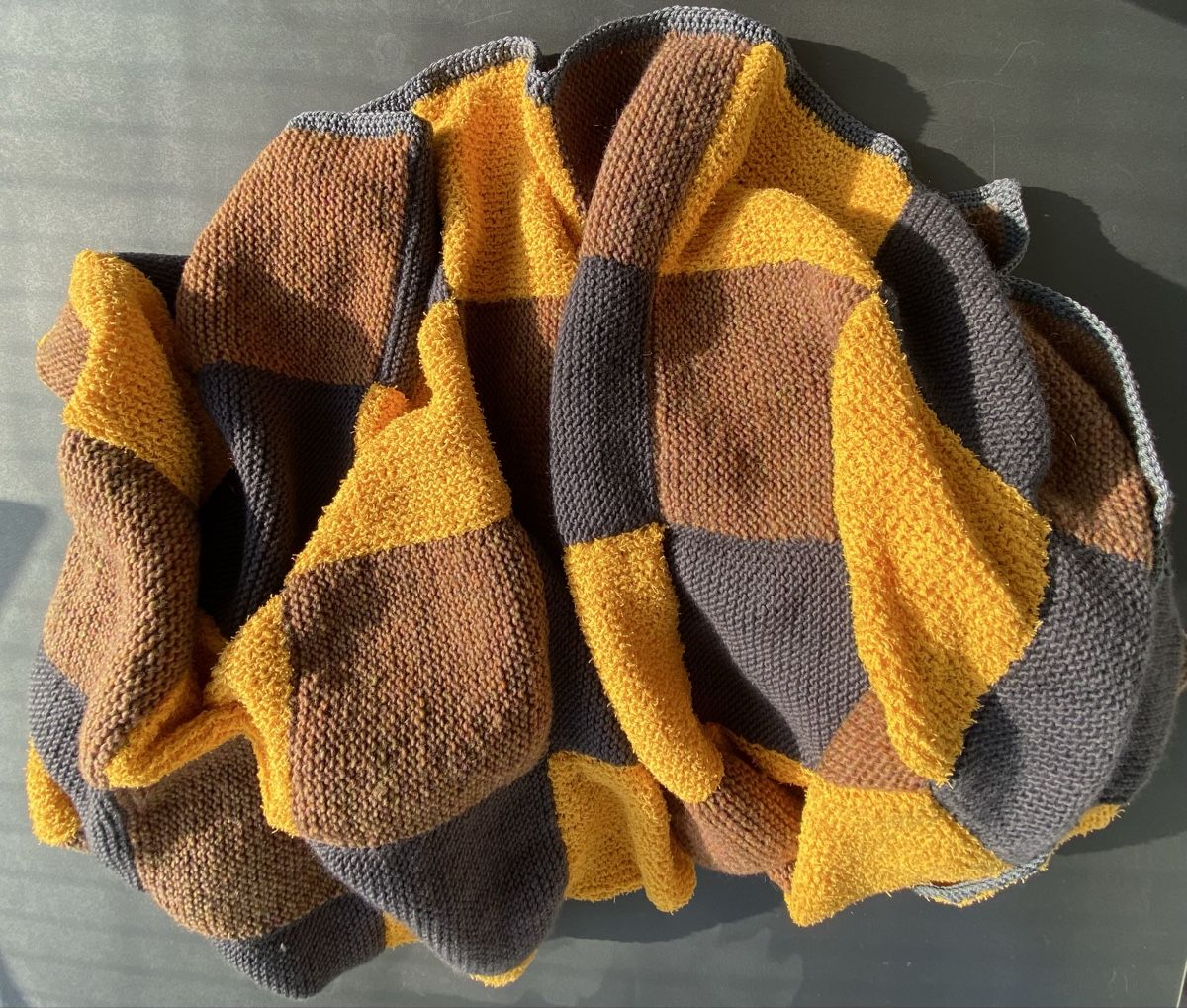 Coperte: Wunderschöne Plätzlidecke / Patchworkdecke, selbstgestrickt – Nuovo e nell'imballaggio originale da Dietlikon venduto da Sa_Biene 2