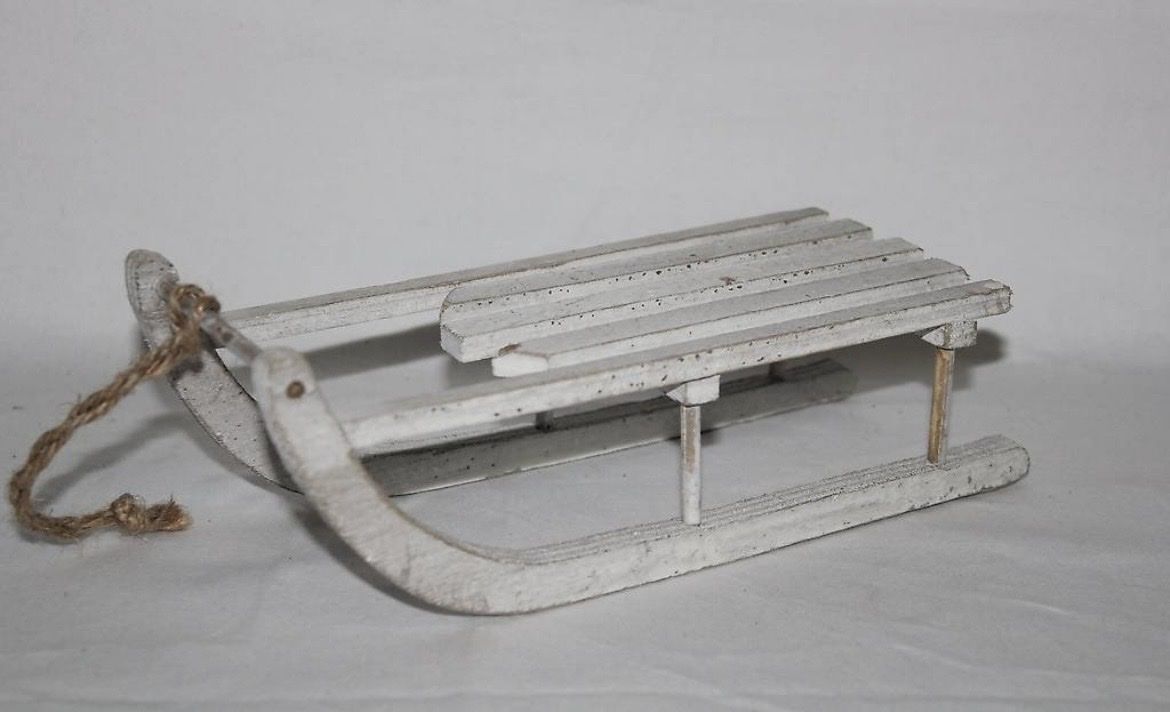 Tutte le decorazioni: Holzschlitten klein – Usato da Basel venduto da Stephan1976