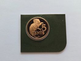 5 Cent Trinidad und Tobago 1980 FM PP