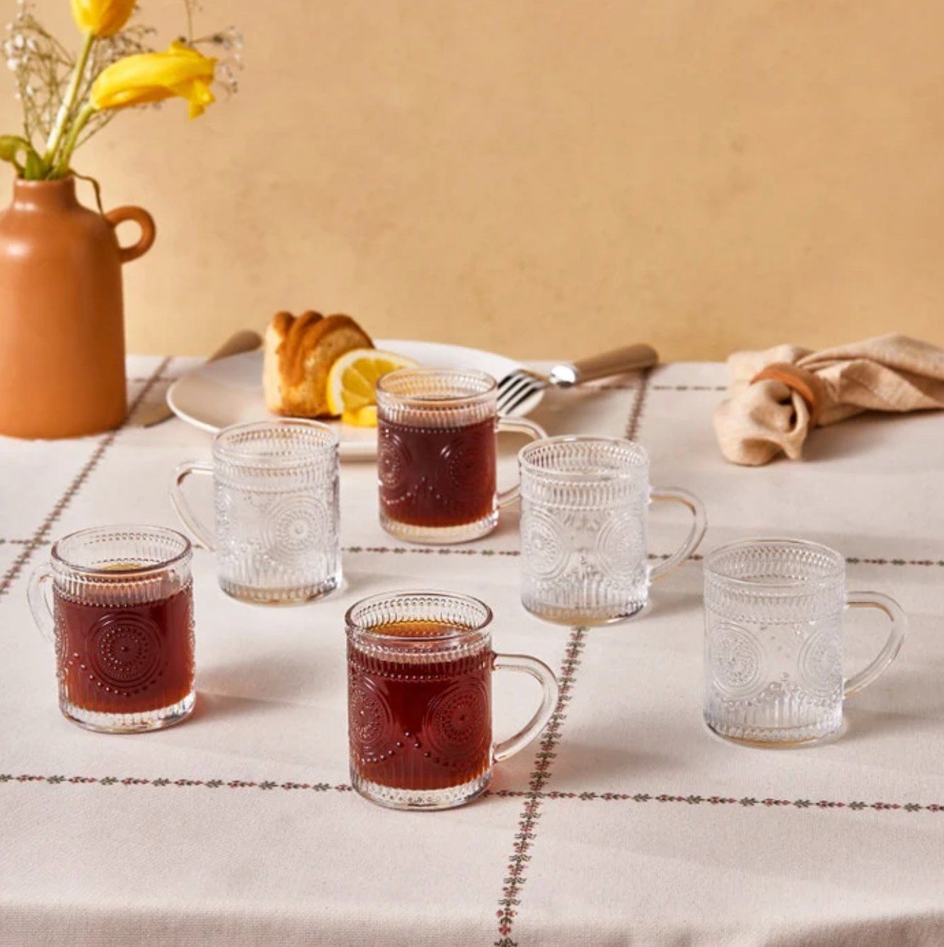 Gläser: Karaca Margo 6-teiliges Teeglas-Set, 155 ml – Gebraucht aus Reinach AG von evimshop 1