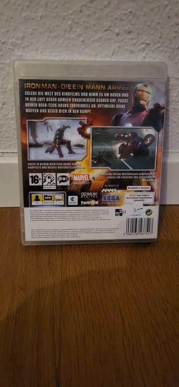 Sony Spiele: PS 3 - Ironman – Gebraucht aus Münsingen von Heroism2010 1