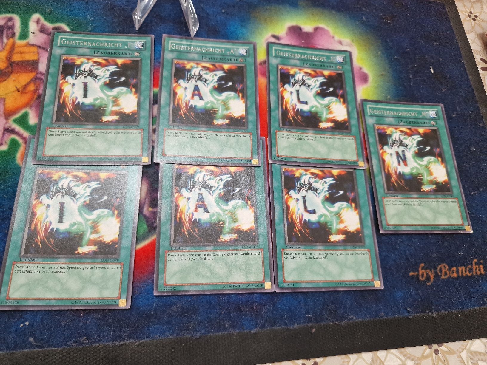 Yugioh Sammelbilder & Trading cards: Yugioh 7x Geisternachricht – Gebraucht aus Dietikon von GC-Store