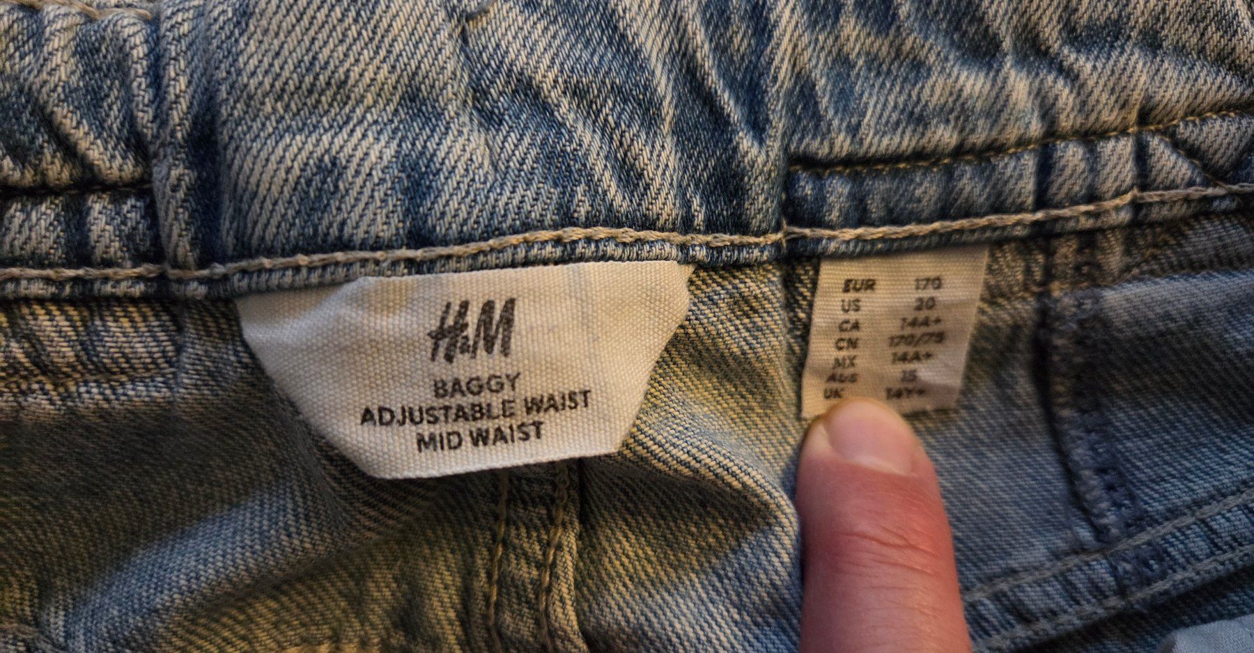 H&M Pantaloni: Baggy Jeans H&M Grösse 170 – Usato da Konolfingen venduto da Chonu 4