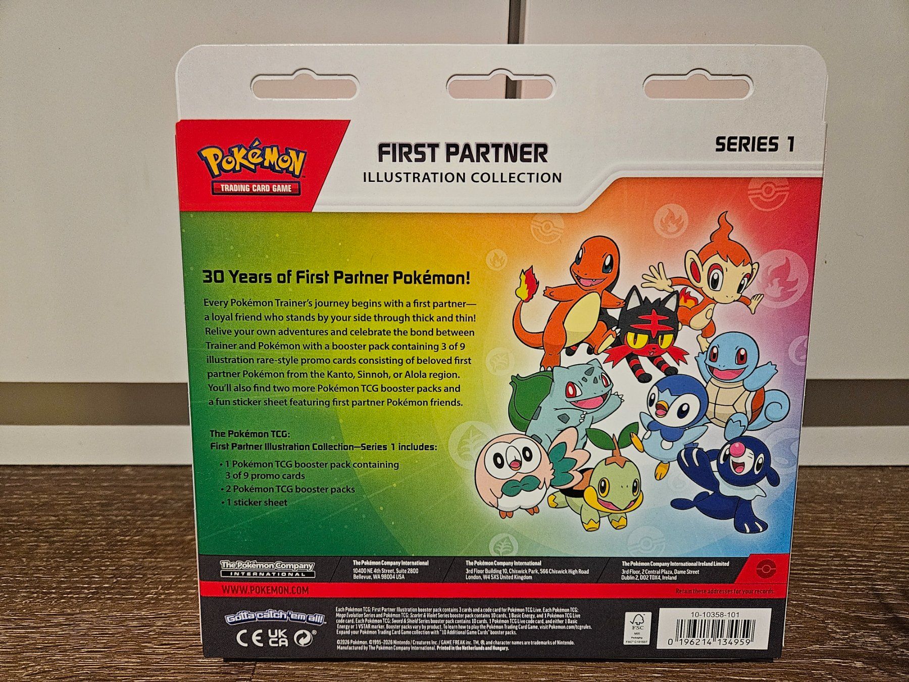 Pokémon Carte collezionabili: Pokémon First Partner Illustration Collection Series 1 EN – Nuovo e nell'imballaggio originale da Luzern venduto da green_boy444 1
