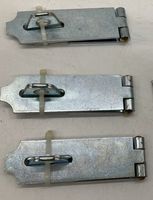 3 Stück Schlossriegel Kistenverschluss 105x 35x 2,75mm