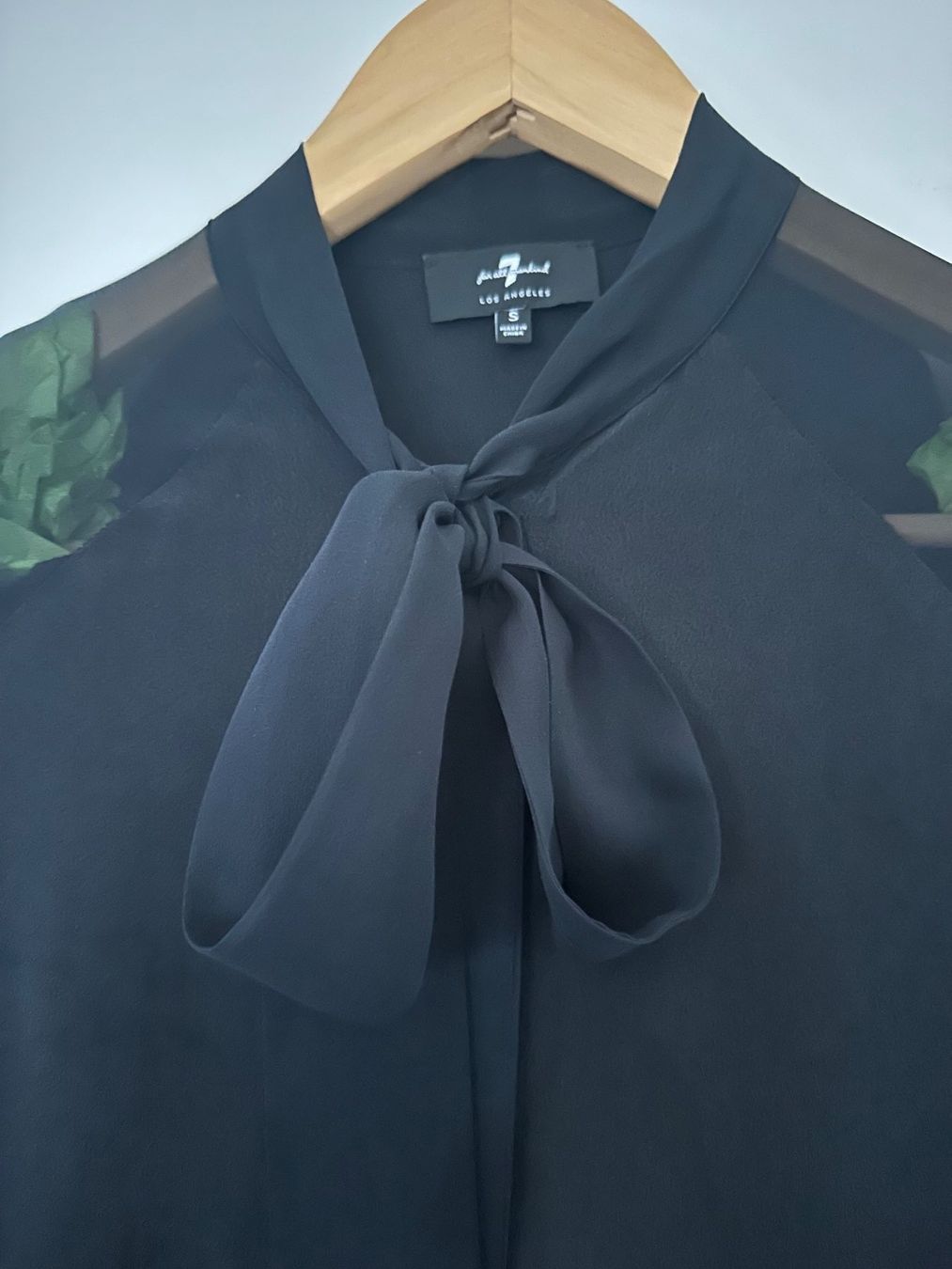 Camicette: Bluse 7 For All Mankind Schwarz Damen – Usato da Weggis venduto da emanjo 1