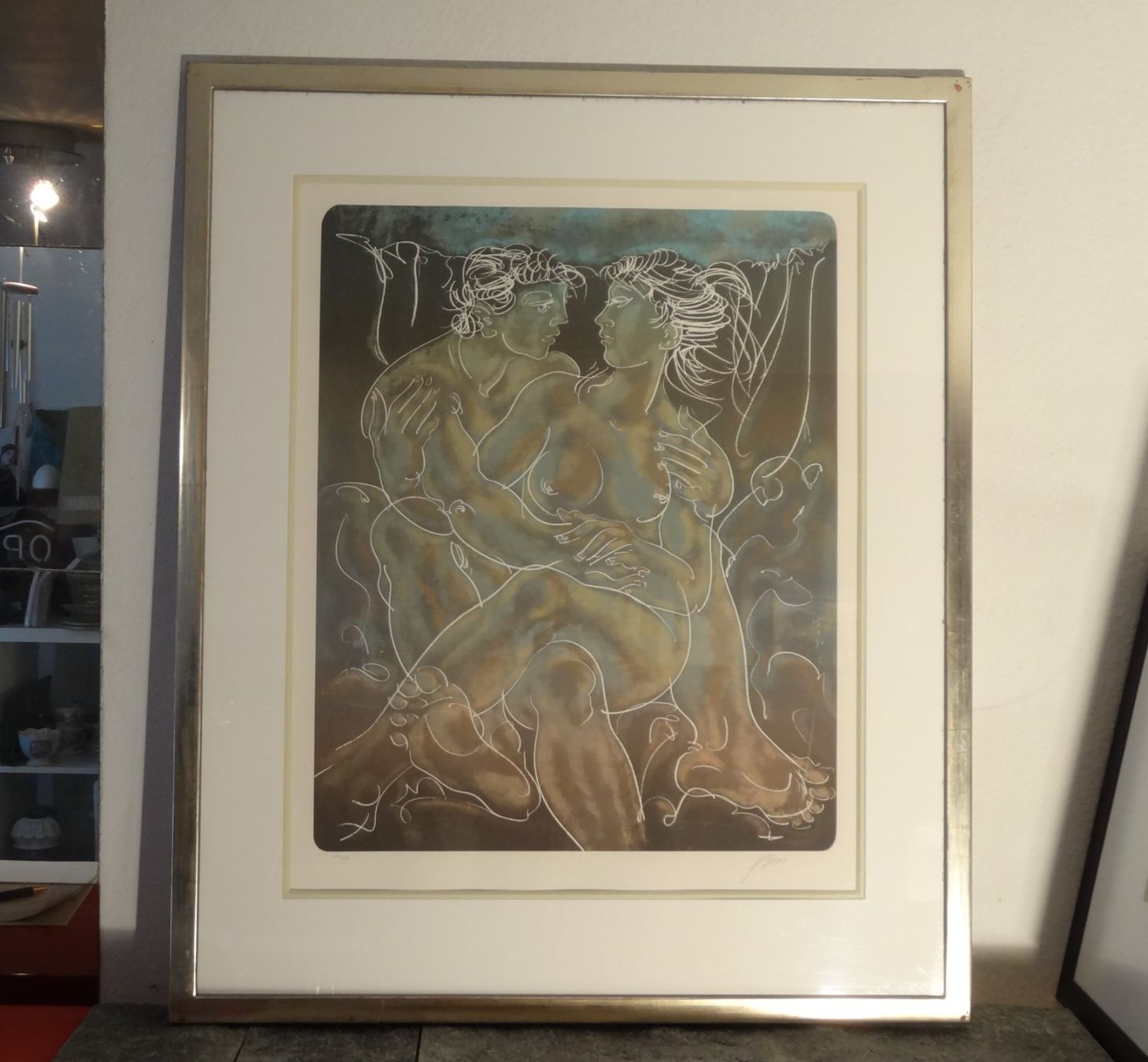 Grafiken & Lithographien: Originallithographie: "Liebespaar", Hans Erni 10/150 – Gebraucht aus Allschwil von FindeAuserlesenes 2