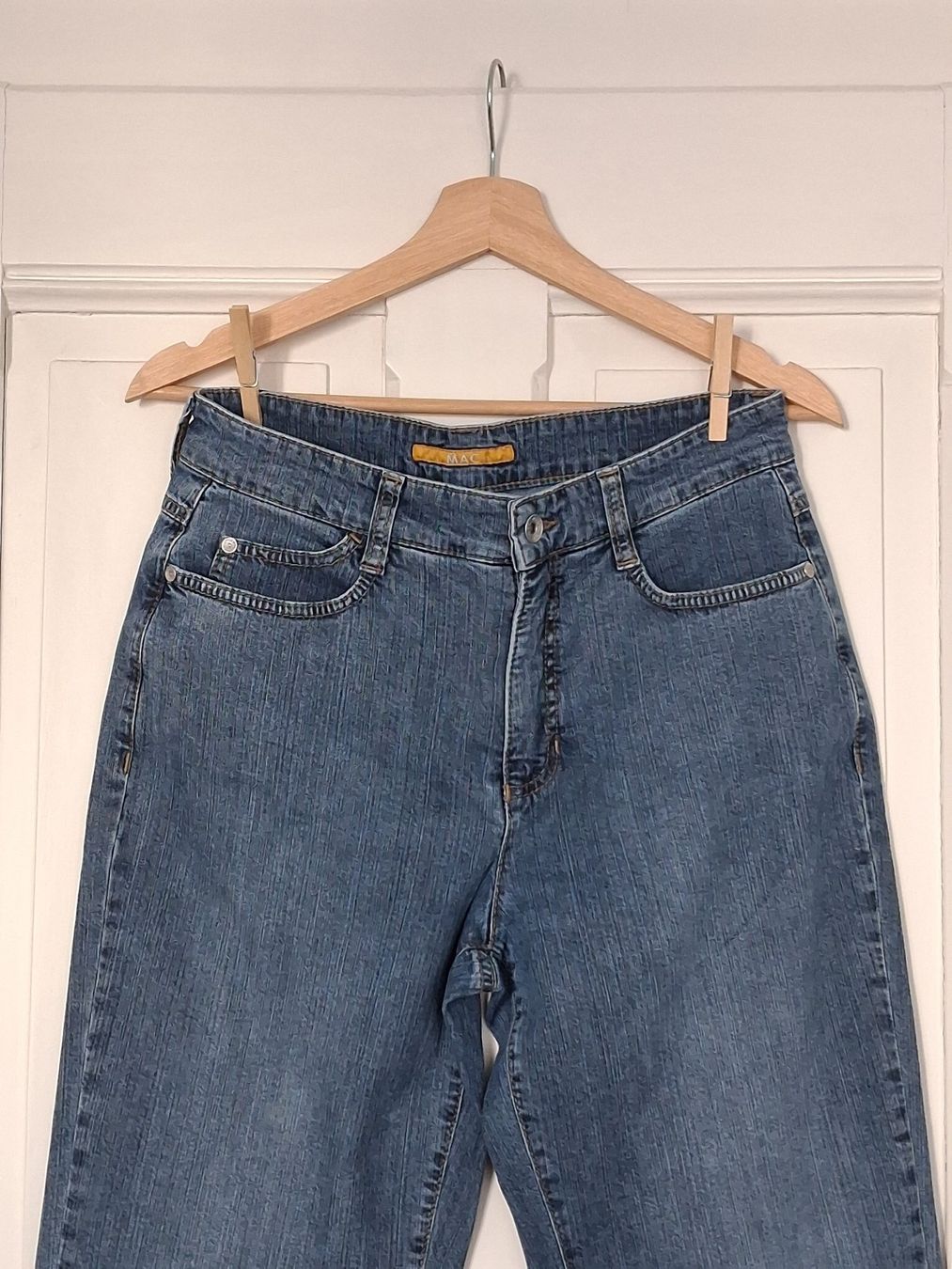 Jeans: MAC Jeans Blau Stella Gr. 40 / 34 – Gebraucht aus Ried-Brig von Zzyzx 1