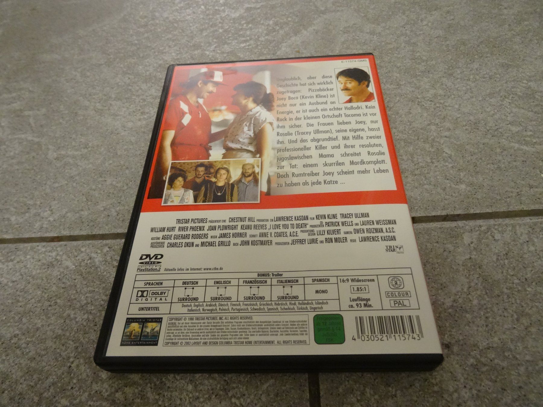 Alle DVDs: DVD Ich liebe dich zu Tode – Gebraucht aus Olten von Disc-Verkauf 2