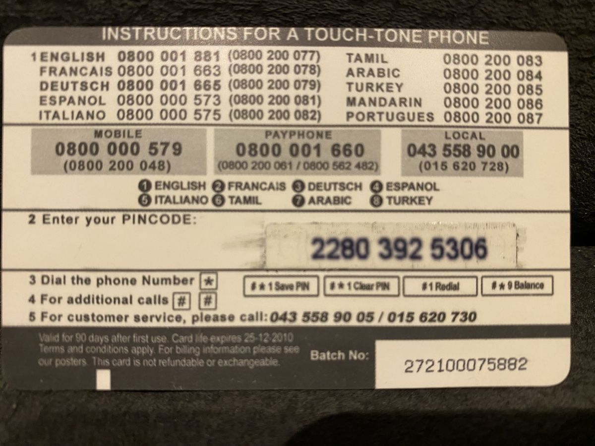 Telefon- & Taxkarten: Carte – Gebraucht aus Lausanne von babacard10 1
