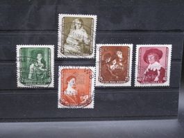 DDR 1959 Zurückgeführte Gemälde III  gest.