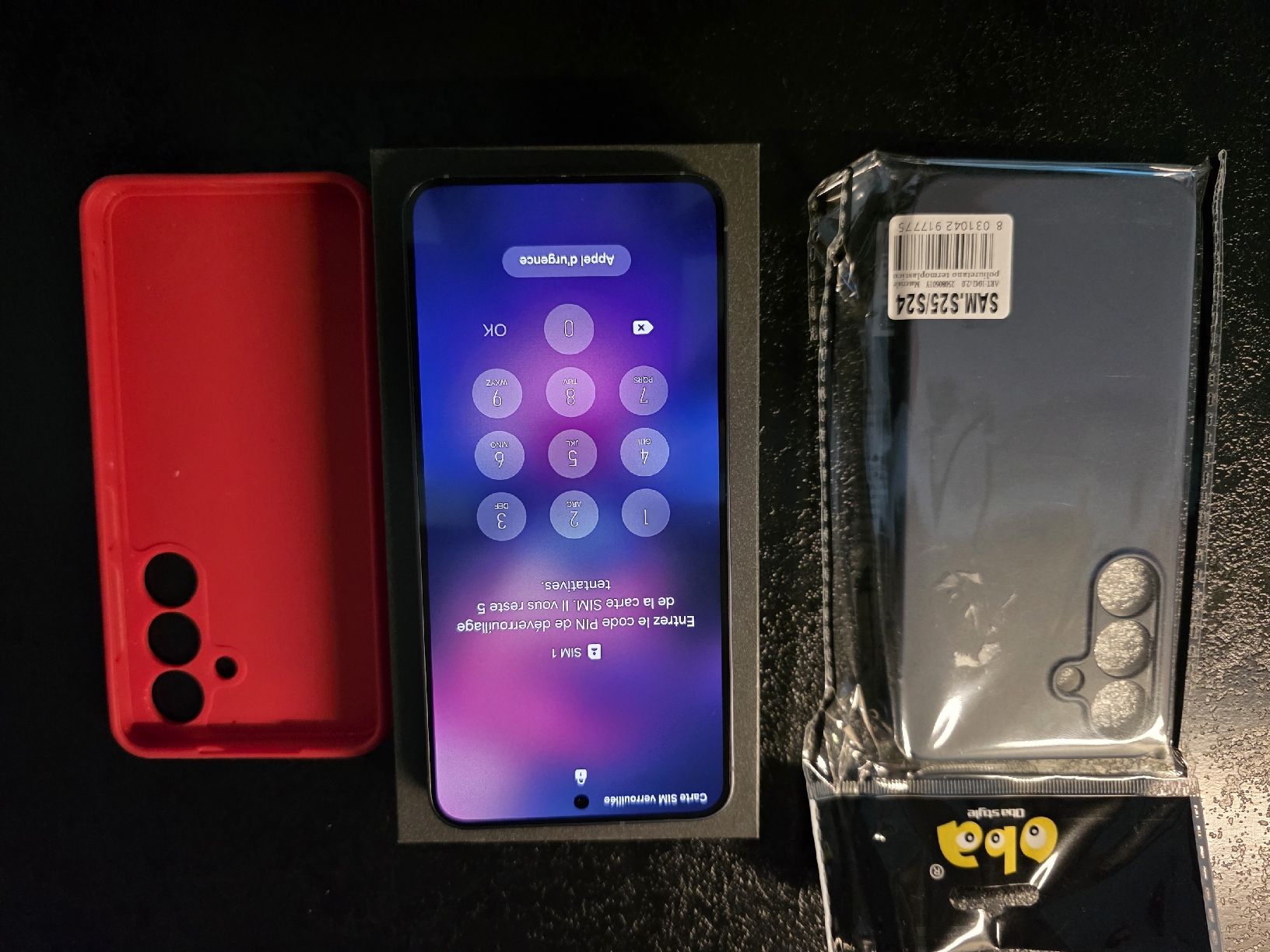 Samsung Handys / Smartphones: Samsung S25, 256 Go, couleur Navy – Neu (gemäss Beschreibung) aus Saxonne (Ayent) von Dino192 2