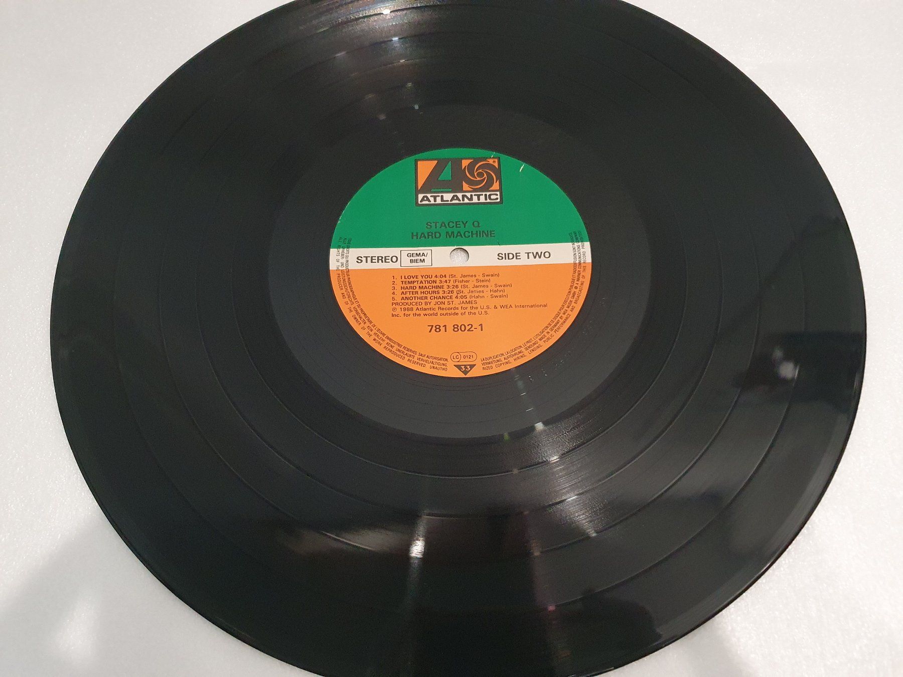 Dischi in vinile: Stacey Q – Hard Machine – Usato da Uster venduto da Vinyl-Leidenschaft 6