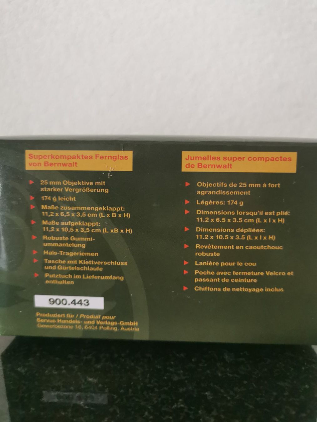 Binocoli: Bernwalt Fernglas – Usato da St.Gallen venduto da Tamal0204 2
