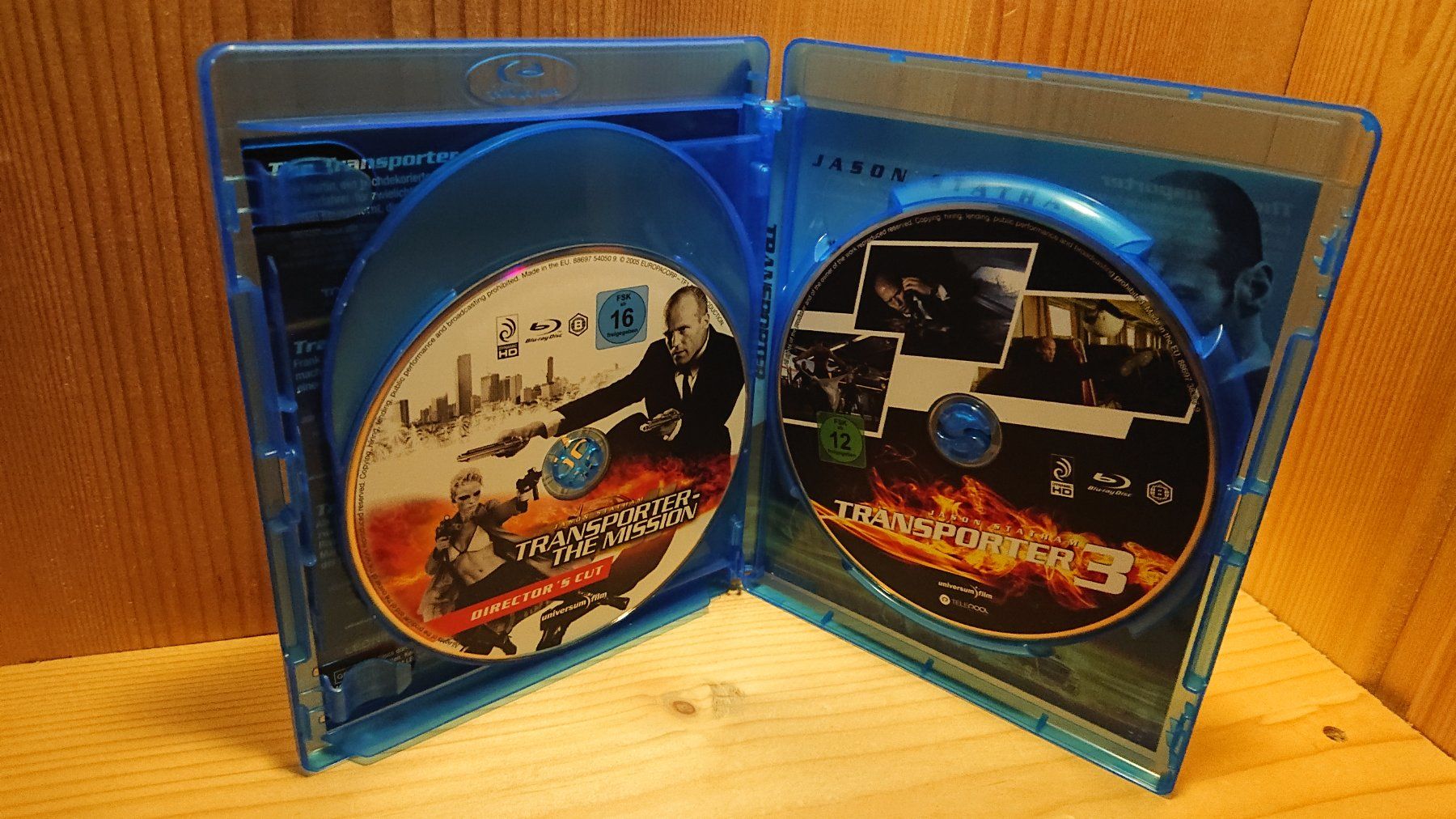 Tutti i DVDs: TRANSPORTER 1 bis 3 auf Blu-Ray mit Jason Statham – Usato da Wilderswil venduto da Exebub 5