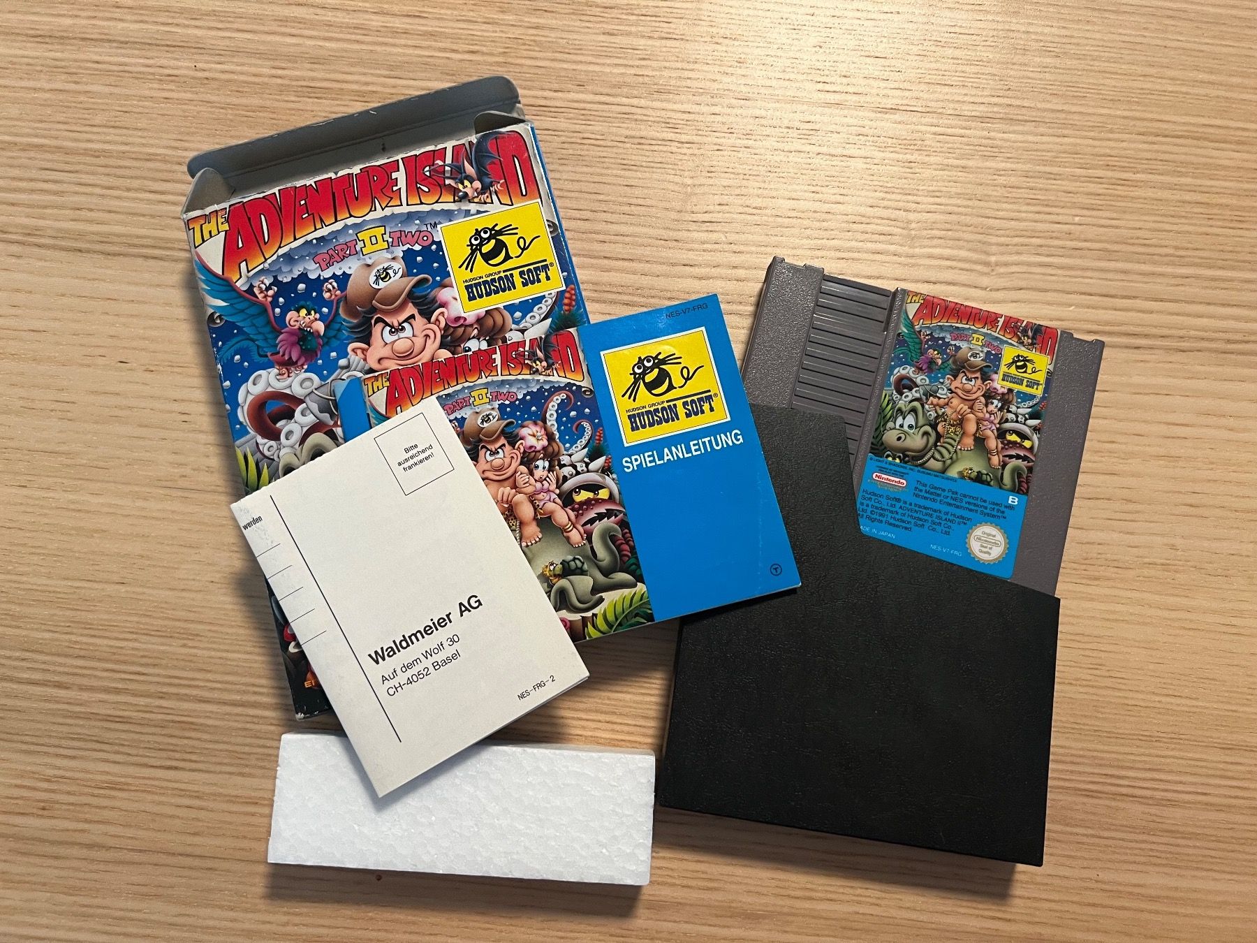 Spiele: Adventure Island 2 NES OVP CIB – Gebraucht aus Männedorf von Armando76 2