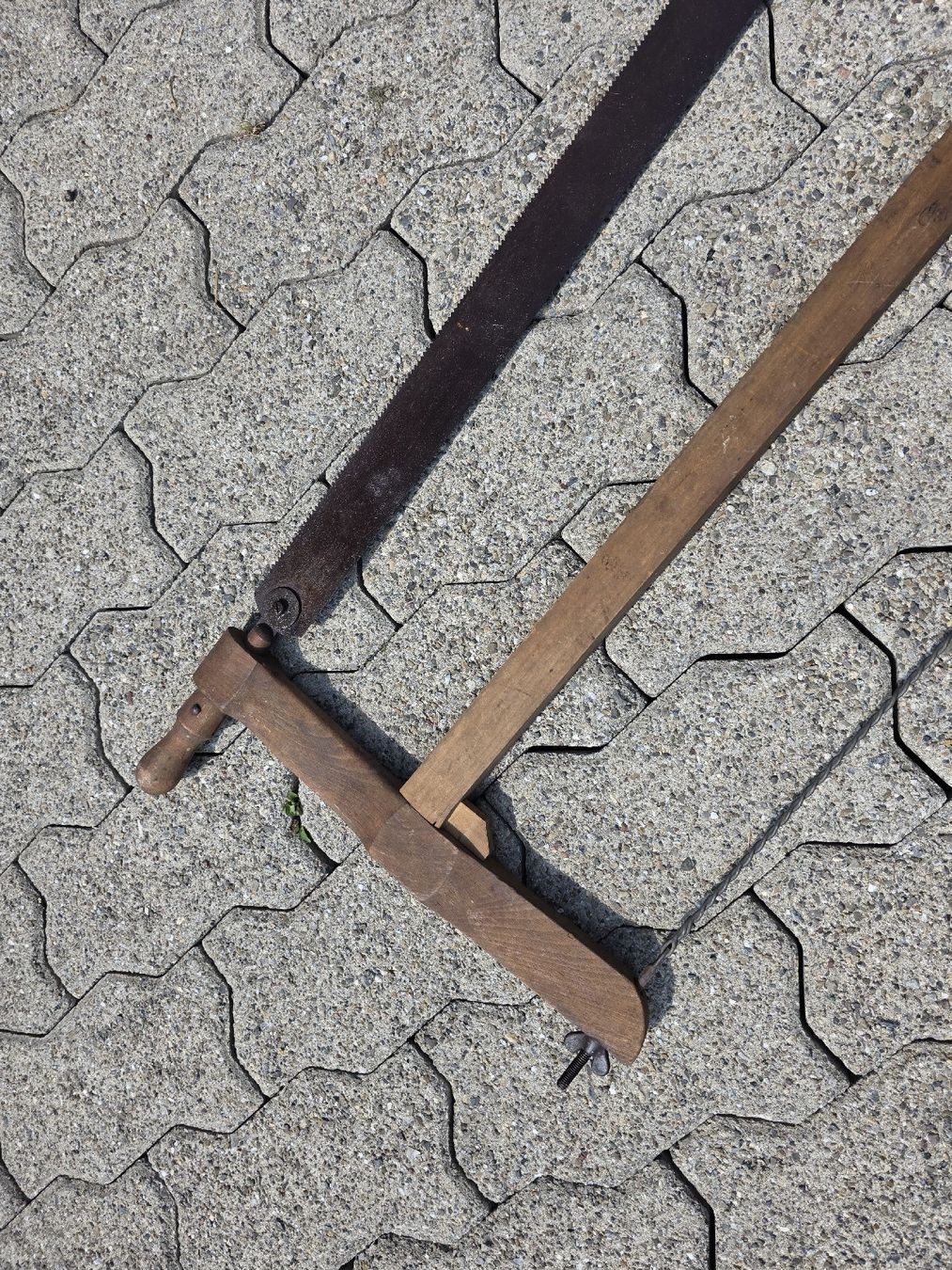 Seghe: Antike Handsäge / Spannsäge – Usato da Uster venduto da Cruleye 8