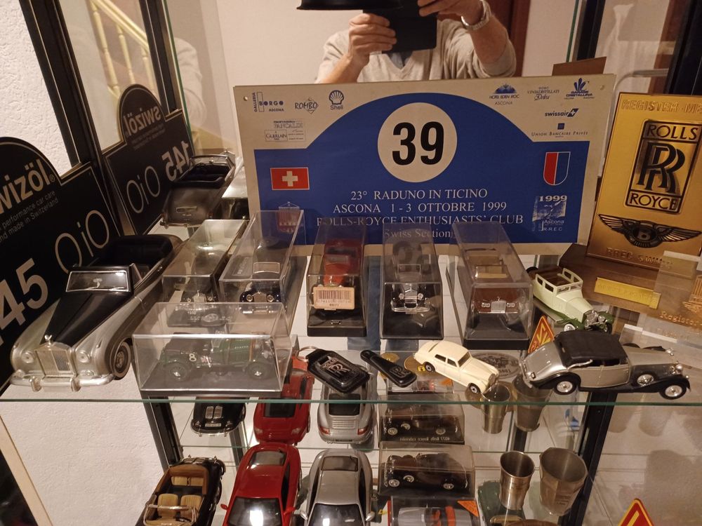 10x Modellauto Vitrinen Zur Wandmontage - Transparente Aufbewahrung Für Spielzeugautos 42,5x11,2cm