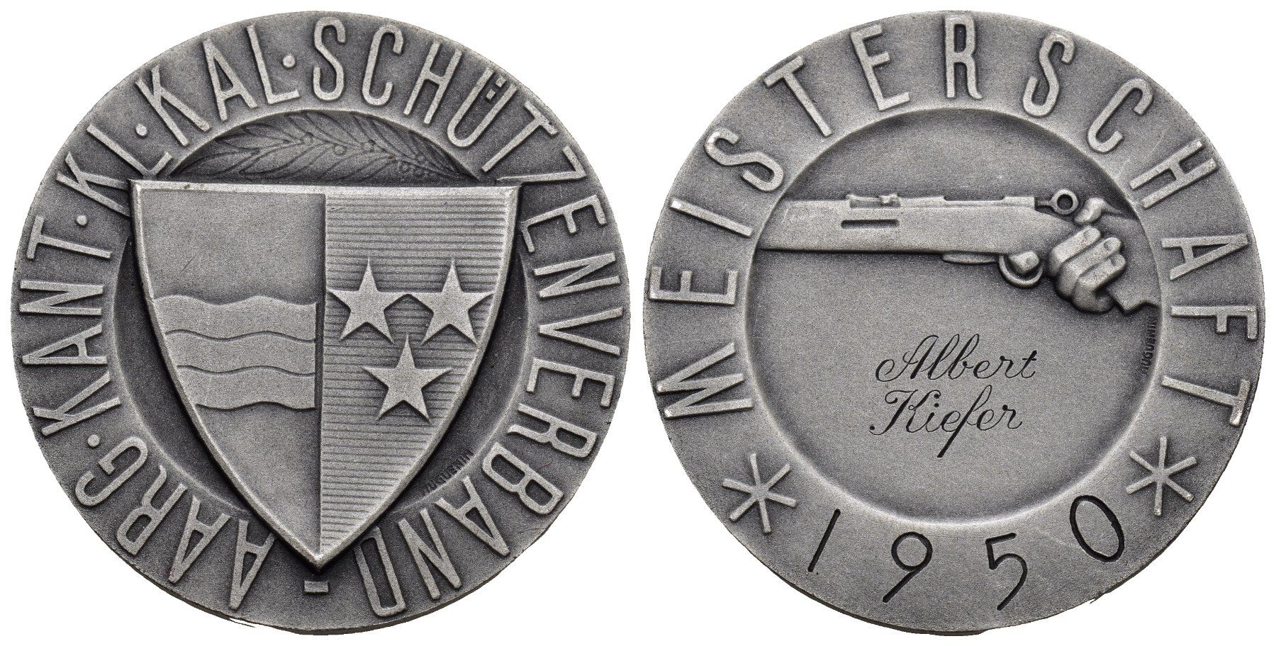Medaillen: Aargau 1950 – Gebraucht aus Bern von numismatictops