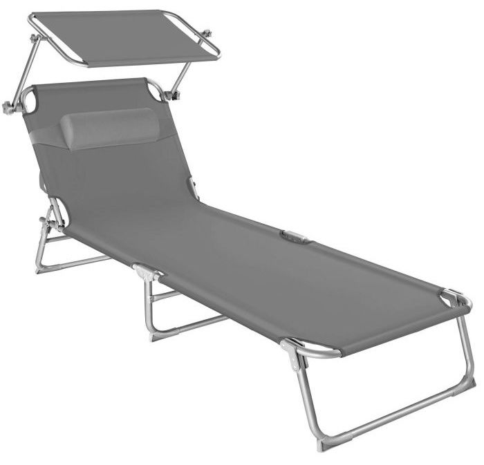 Chaises longues: Sonnenliege Chloé grau – Neuf avec emballage d'origine à Oberegg par MR-shop