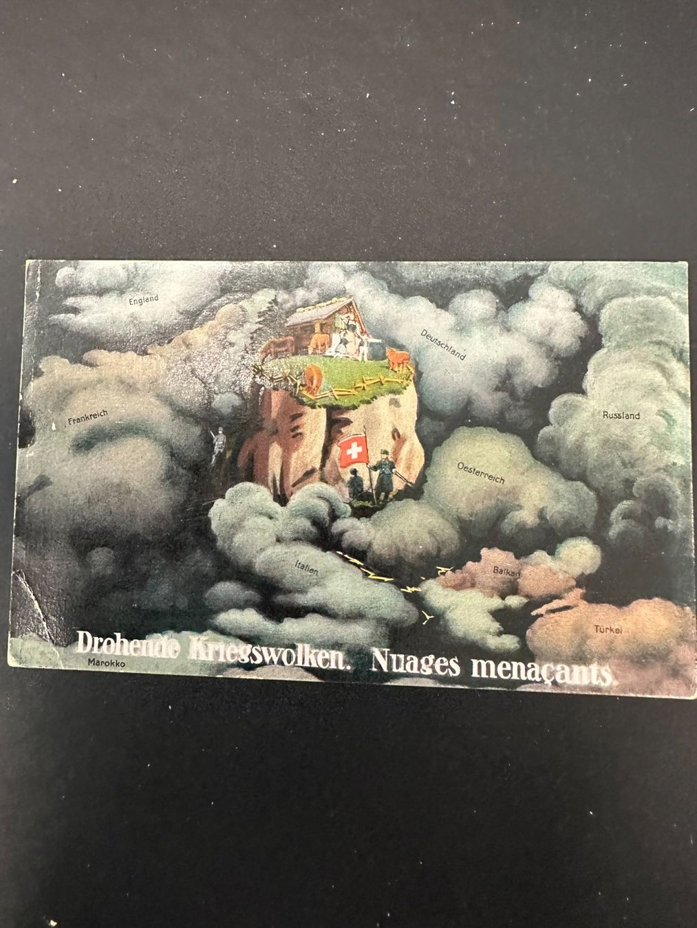 Cartes postales: Drohende Kriegswolken – D'occasion à Lyssach par Zsag