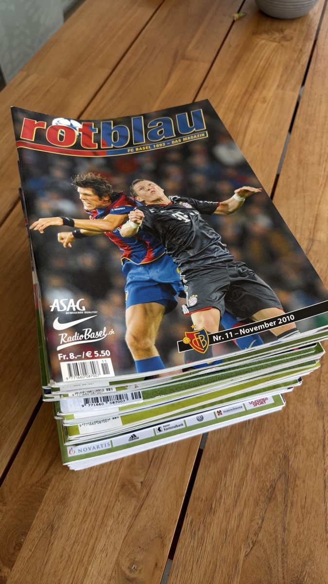 Riviste & Magazine: FC Basel 1893 Rotblau Magazin Sammlung – Usato da Büron venduto da B1893 4