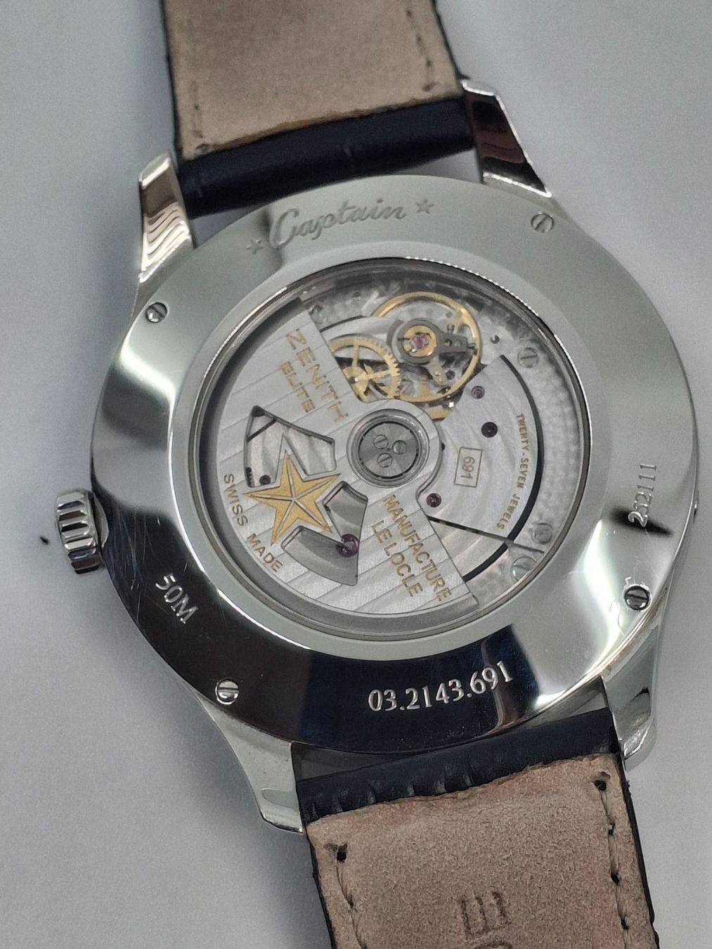 Zenith Orologi: Zenith 'BigDate' Captain – Usato da Basel venduto da Swastikapower 5